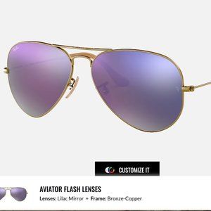 Ray-Ban AVIATOR FLASH LENSES